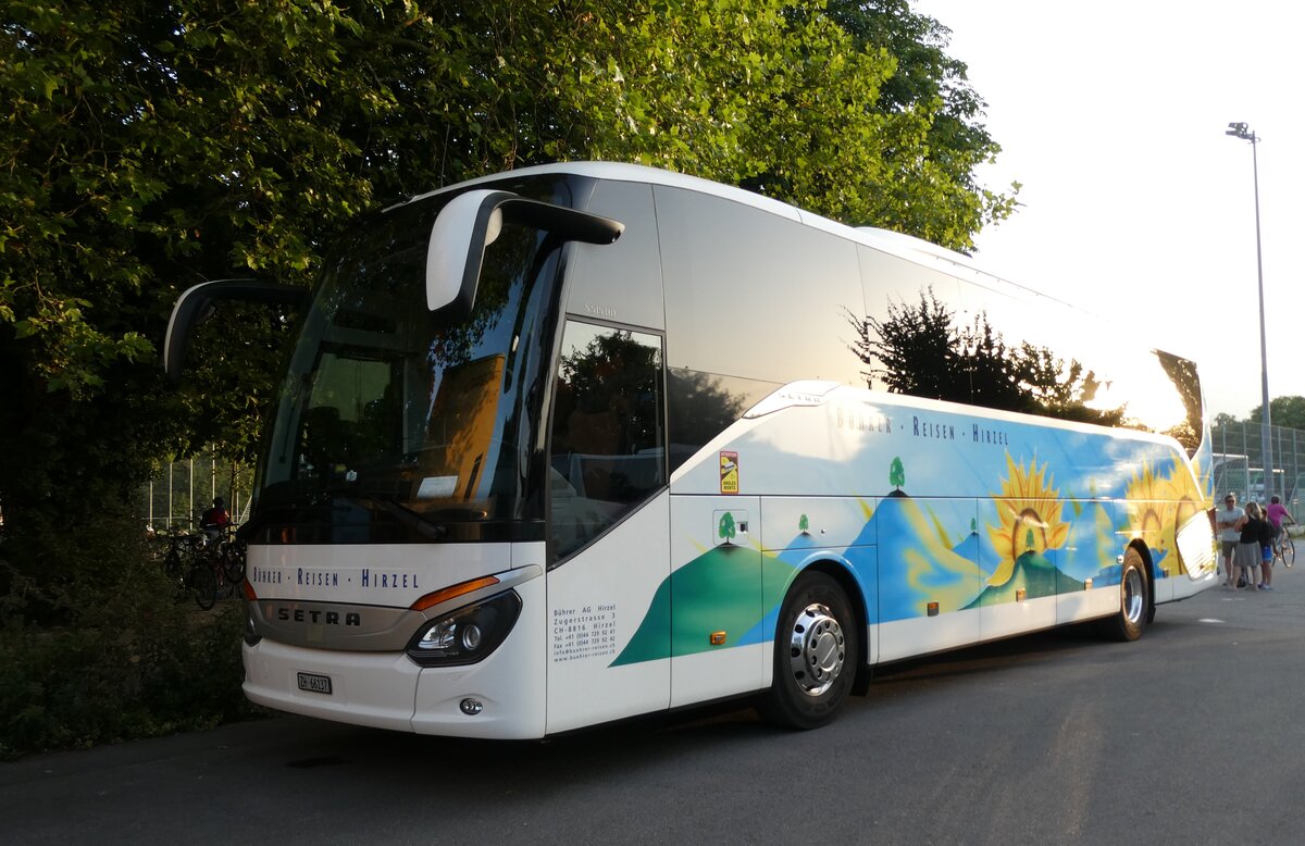 (278'791) - B�hrer, Hirzel - ZH 66'137 - Setra am 9. August 2025 in Thun, Strandbad