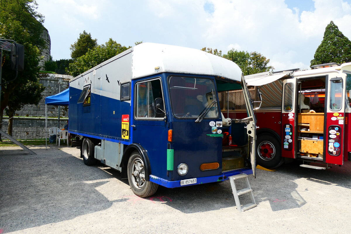 (279'034) - Rentsch, Ranfl�h - BE 857'683 - Mowag (ex PTT) am 16. August 2025 in Solothurn, Baseltor