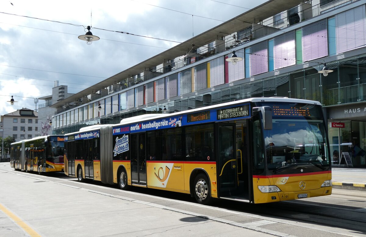 (279'559) - PostAuto Ostschweiz - TG 158'094/PID 5273 - Mercedes (ex PostAuto Bern Nr. 5273; ex PostAuto Bern Nr. 637) am 29. august 2025 beim Bahnhof Frauenfeld