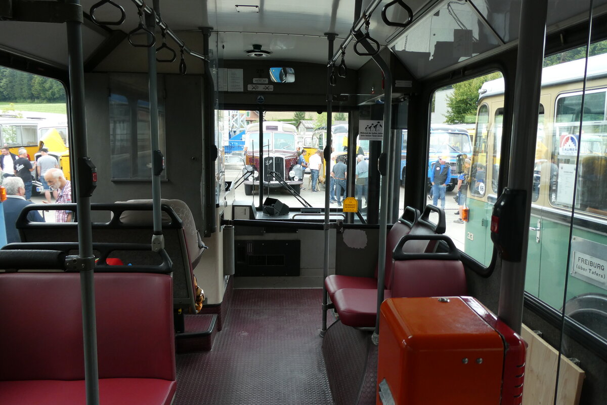 (279'761) - Diem, Wittenbach - Nr. 215/SG 192'215 - Saurer/Hess (ex VBSG St. Gallen Nr. 215) am 30. August 2025 in Oberkirch, CAMPUS Sursee (Innenaufnahme)