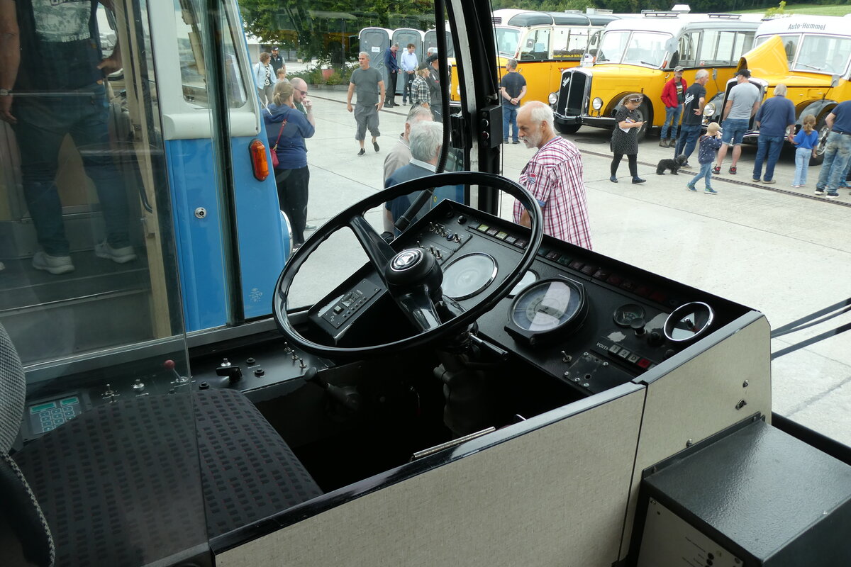 (279'762) - Diem, Wittenbach - Nr. 215/SG 192'215 - Saurer/Hess (ex VBSG St. Gallen Nr. 215) am 30. August 2025 in Oberkirch, CAMPUS Sursee (Innenaufnahme)