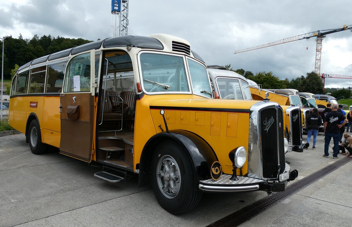 (279'767) - M�ller, Uttigen - BE 14'452 - Saurer/Eggli (ex Tschannen, Arth; ex OPC Ennetb�rgen Nr. 2; ex M+79'513; ex P 23'153; ex P 2240) am 30. August 2025 in Oberkirch, CAMPUS Sursee