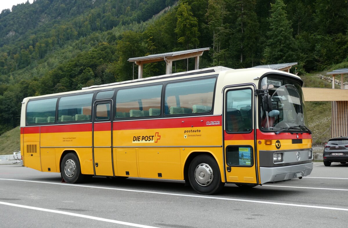 (280'046) - Buzzi, Bern - BE 910'789 - Mercedes (ex Mattli, Wassen/PID 2295) am 8. September 2025 in Giswil, OWI-Land