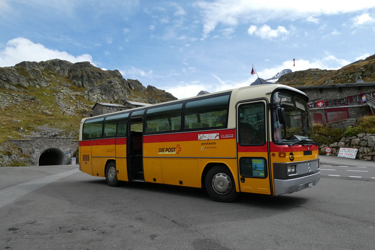 (280'276) - Buzzi, BErn - BE 910'789 - Mercedes (ex Mattli, Wassen/PID 2295) am 10. September 2025 in Susten, Passh�he