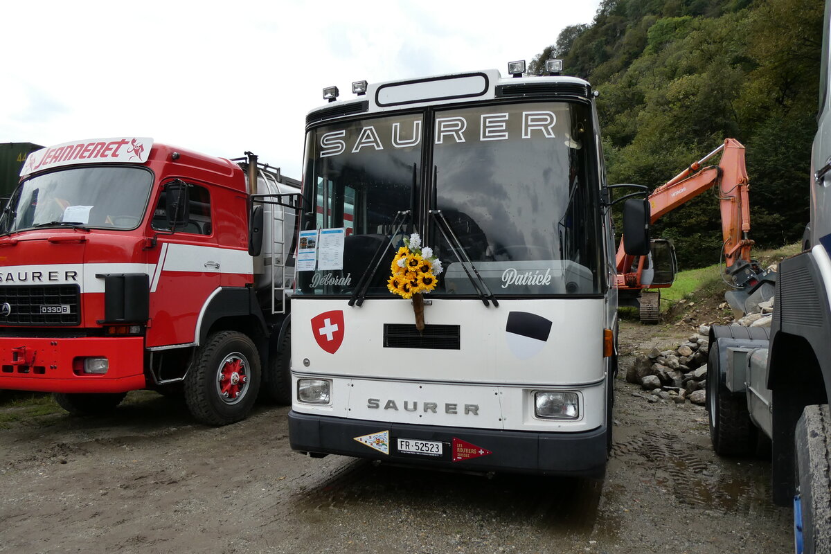 (280'359) - Cassella, Le Ch�telard - FR 52523 - Saurer/Lauber (ex Epiney, Ayer) am 13. September 2025 in Iragna, Riviera