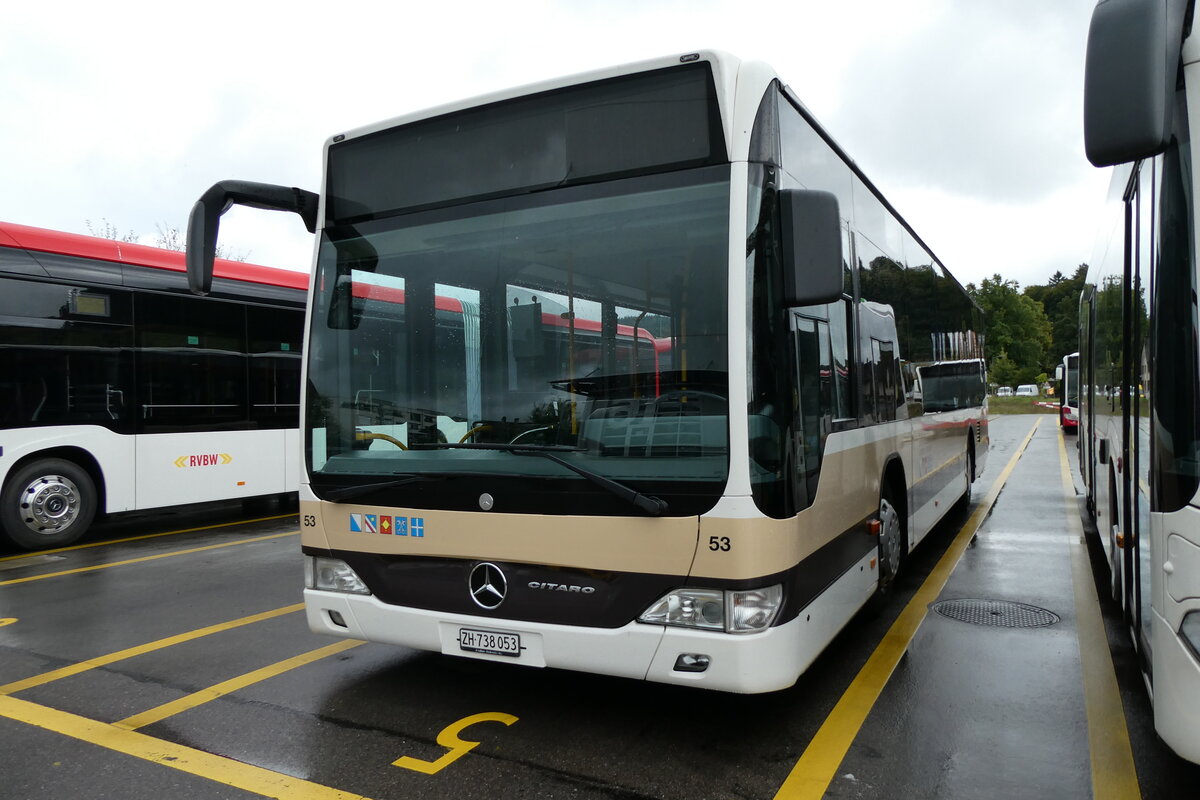 (280'760) - AZZK Zollikon - Nr. 53/ZH 738'053 - Mercedes am 27. September 2025 in Winterthur, Daimler Buses