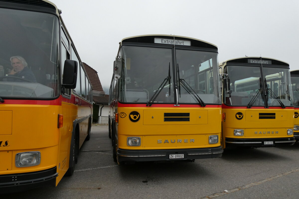 (281'350) - Rupp, Zumikon - ZH 89'802 - Saurer/T�scher (ex Eyer, Gamsen; ex P 24'401) am 12. Oktober 2025 in Schwarzenberg, R�ssli