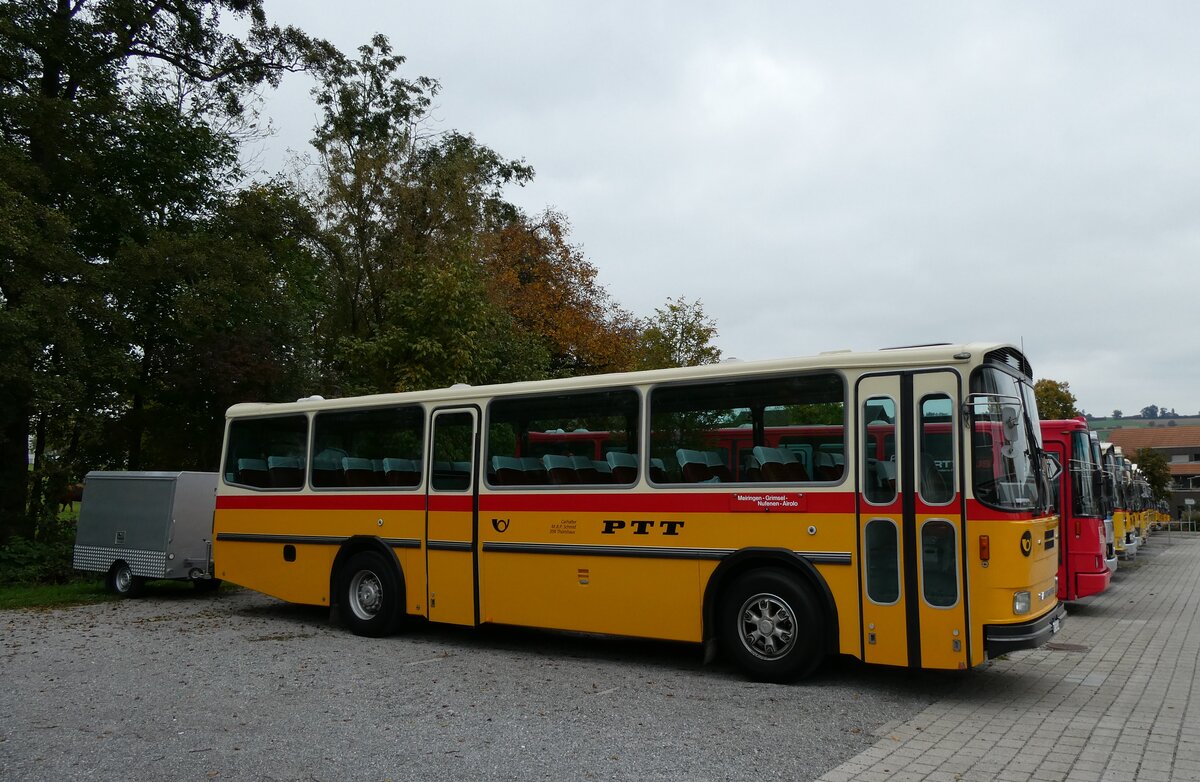 (281'445) - Schmid, Th�rishaus -  P 24'244  - Saurer/T�scher (ex P 24'244) am 12. Oktober 2025 in Hitzkirch, Interkantonale Polizeischule