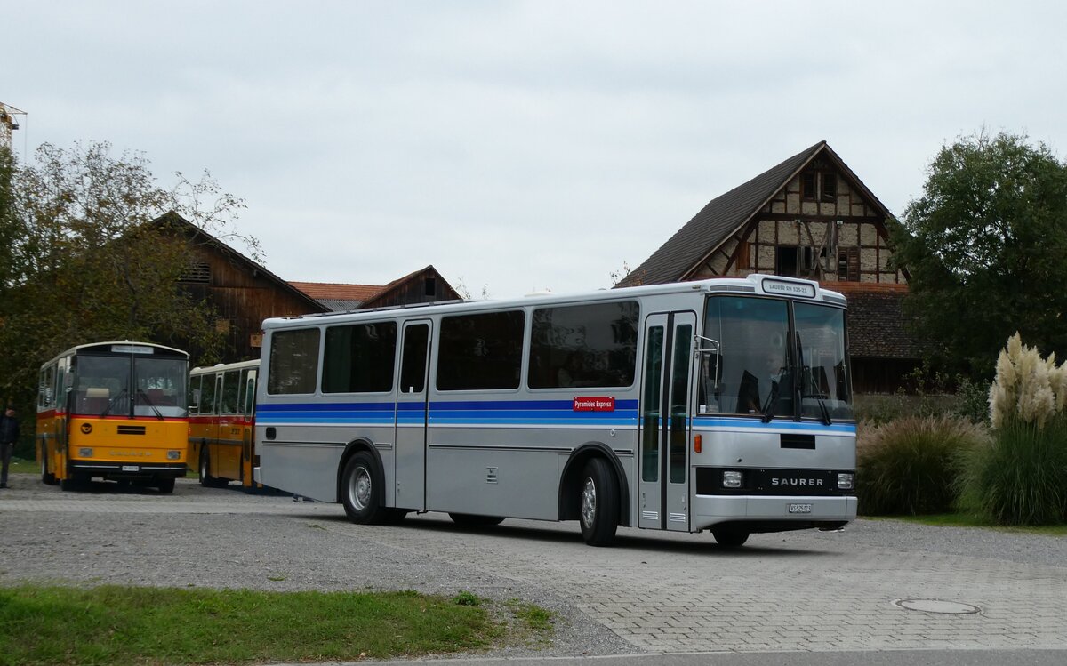 (281'454) - Pralong, Euseigne - VS 525'023 - Saurer/Lauber (ex Osterholt, Veysonnaz; ex SAPJV, L'Isle Nr. 70/PID 1302) am 12. Oktober 2025 in Hitzkirch, Interkantonale Polizeischule