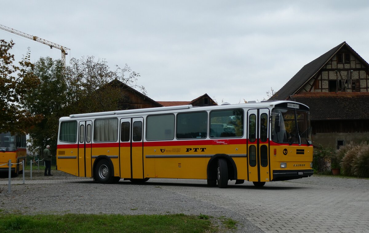 (281'465) - Gloor, Staufen - AG 6013 - Saurer/Hess (ex ALMAT, Tagelswangen; ex P 26'516) am 12. Oktober 2025 in Hitzkirch, Interkantonale Polizeischule