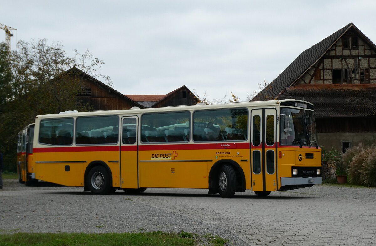 (281'469) - Ruklic, Schaffhausen - SH 17'473 - Saurer/T�scher (ex Schett, Sargans PID 2762) am 12. Oktober 2025 in Hitzkirch, Interkantonale Polizeischule