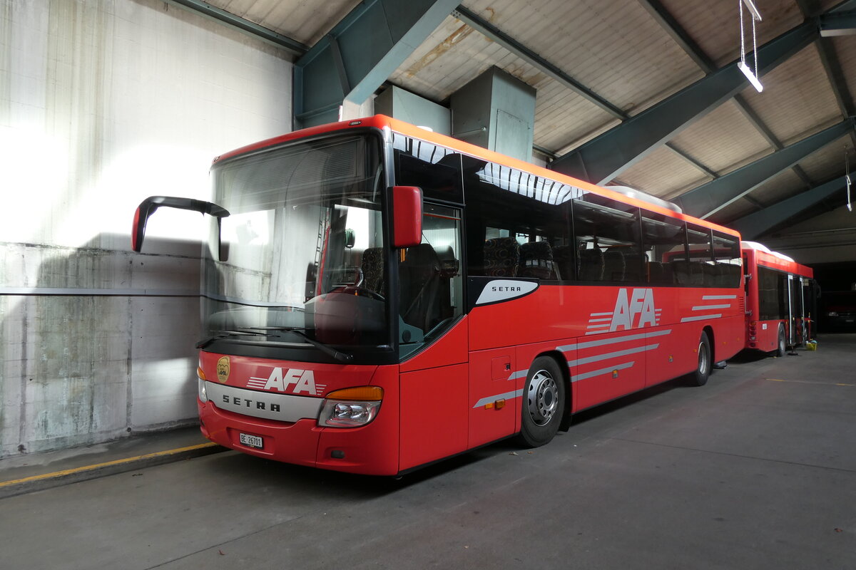 (281'913) - AFA Adelboden - Nr. 24/BE 26'701 - Setra am 31. Oktober 2025 in Adelboden, Busstation