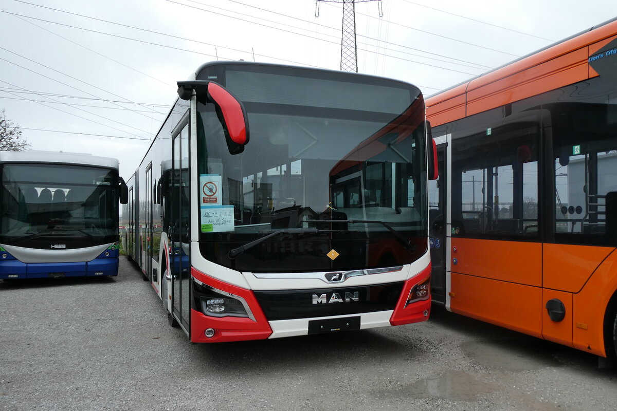 (281'979) - AAGS Schwyz - (M 299) - MAN am 1. November 2025 in Kerzers, Murtenstrasse