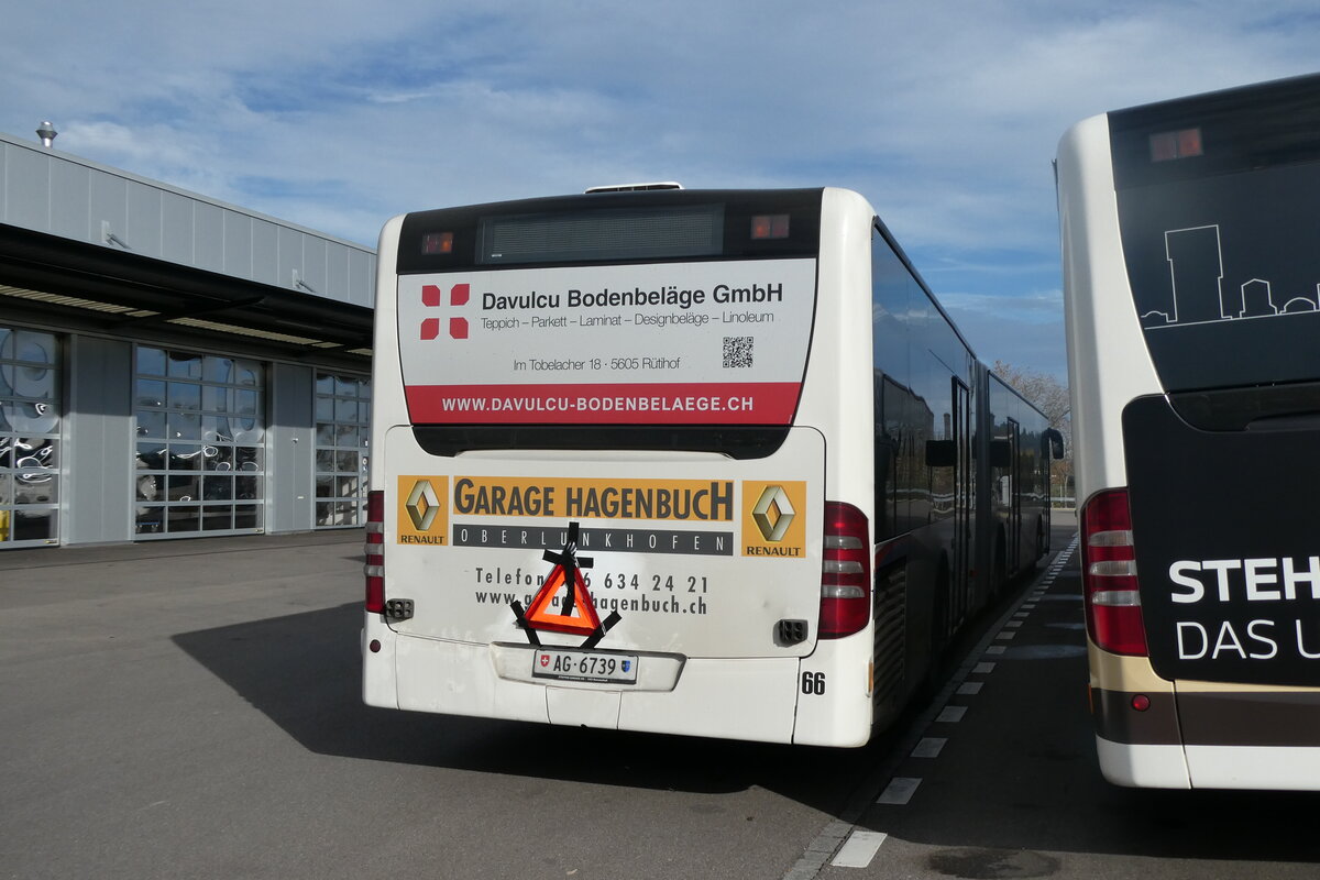 (282'433) - Steffen, Remetschwil - Nr. 66/AG 6739/PID 5705 - Mercedes am 15. November 2025 in Winterthur, Daimler Buses