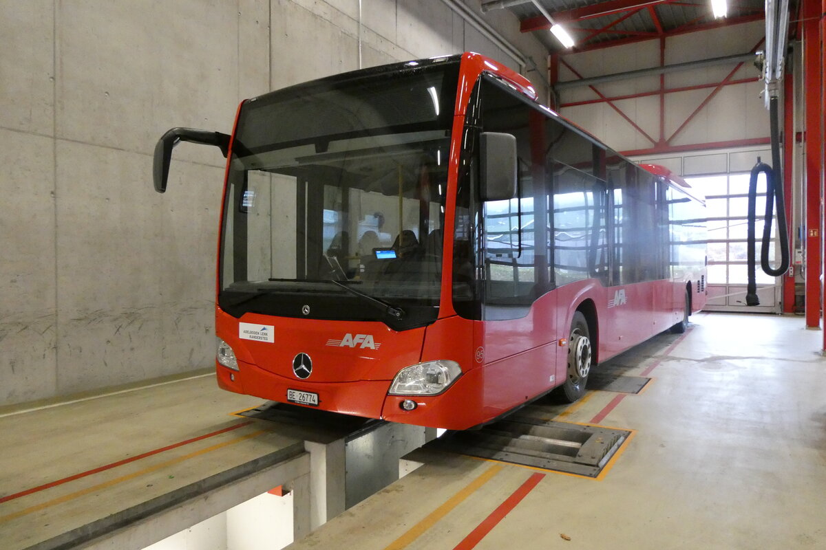 (282'573) - AFA Adelboden - Nr. 95/BE 26'774 - Mercedes am 24. November 2025 in Frutigen, Garage