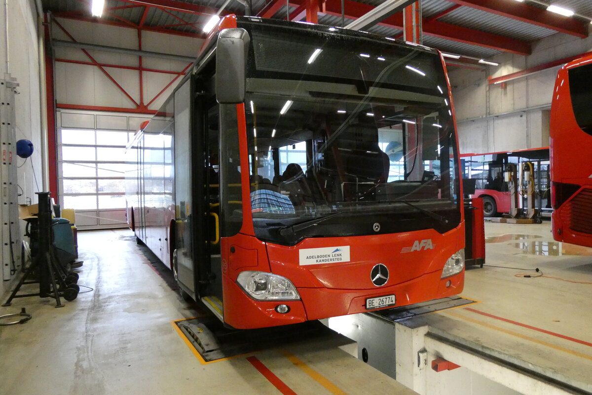 (282'575) - AFA Adelboden - Nr. 95/BE 26'774 - Mercedes am 24. November 2025 in Frutigen, Garage