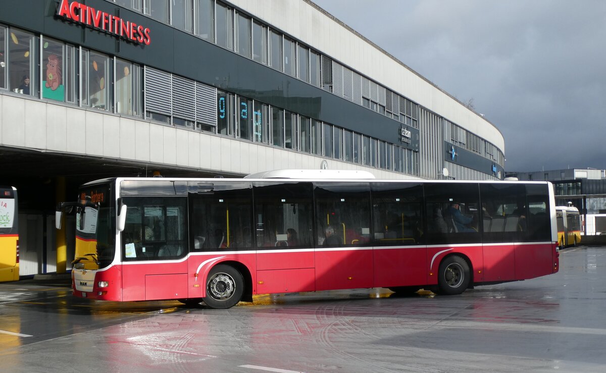 (282'588) - PostAuto Bern - BE 535'079/PID 12'335 - MAN (ex BE 489'253; ex Dr. Richard, A-Wien Nr. 1421) am 25. November 2025 in Bern, Postautostation