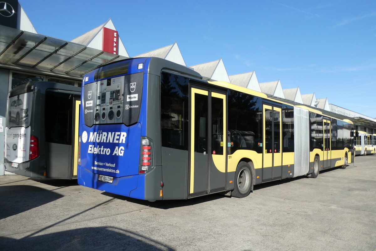 (283'393) - STI Thun - Nr. 718/BE 904'718 - Mercedes am 21. Dezember 2025 in Thun, Garage