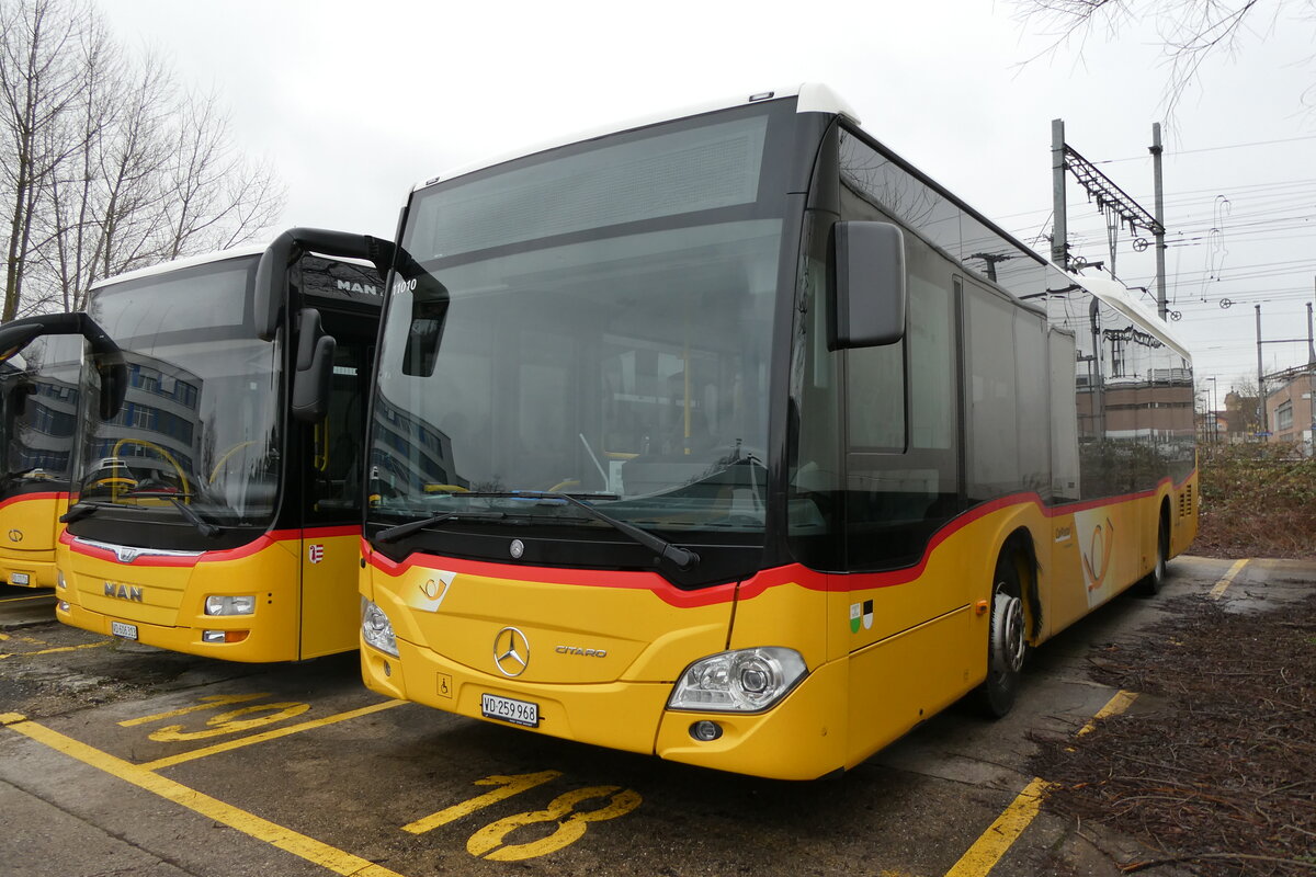 (284'483) - CarPostal Ouest - VD 259'968/PID 11'010 - Mercedes am 31. Januar 2026 in Yverdon, Garage