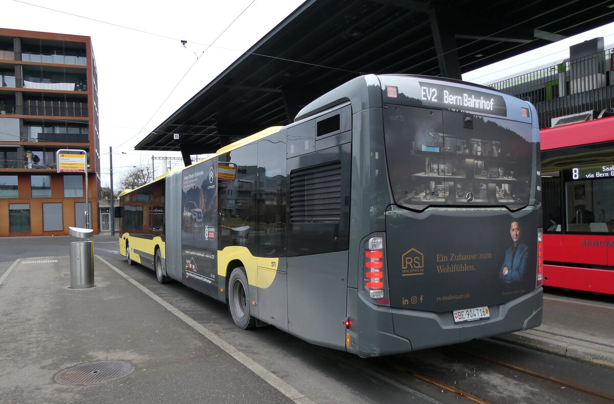 (284'537) - STI Thun - Nr. 716/BE 904'716 - Mercedes am 31. Januar 2026 beim Bahnhof Bern Br�nnen Westside
