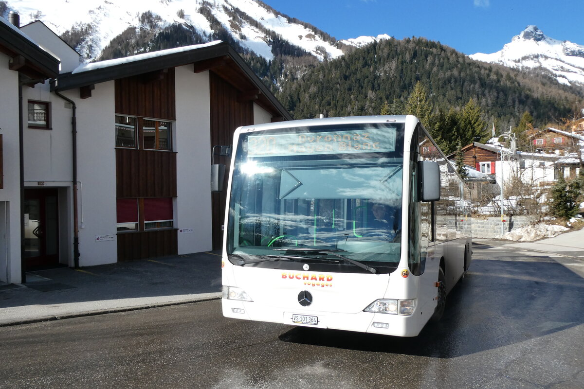 (285'044) - Buchard, Leytron - Nr. 64/VS 101'364 - Mercedes (ex TPL Lugano Nr. 309) am 24. Februar 2026 in Morthey, Centre