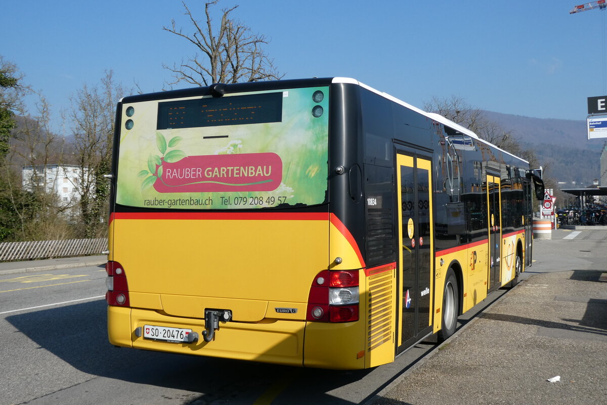 (285'479) - Wyss, Boningen - Nr. 67/SO 20'476/PID 10'834 - MAN am 19. M�rz 2026 beim Bahnhof Olten