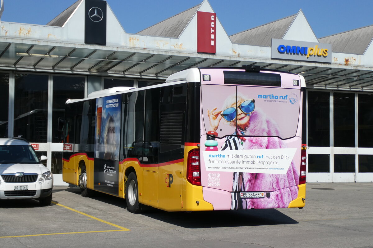 (285'567) - PostAuto Bern - BE 534'630/PID 11'217 - Mercedes am 20. M�rz 2026 in Thun, Garage STI