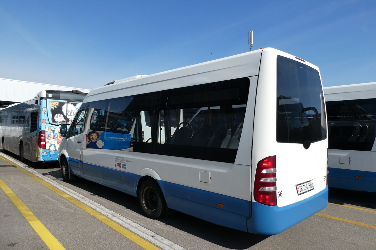 (285'789) - AZZK Zollikon - Nr. 56/ZH 750'656 - Mercedes am 28. M�rz 2026 in Winterthur, Daimler Buses