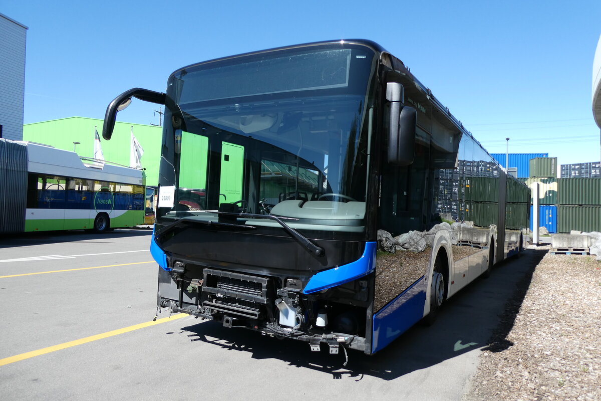(285'943) - RVBW Wettingen - Nr. 177 - MAN (ex AHW Horgen Nr. 623) am 4. April 2026 in Kerzers, Interbus