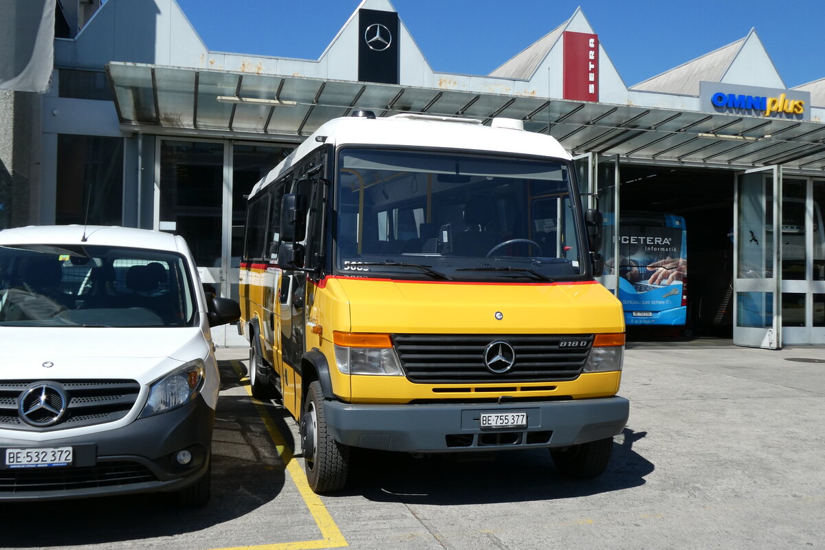 (286'032) - PostAuto Bern - BE 755'377/PID 5683 - Mercedes/Kusters am 8. April 2026 in Thun, Garage STI