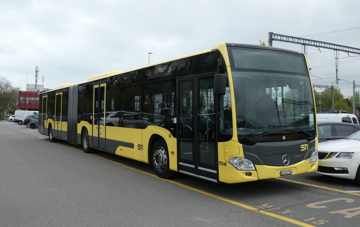 (286'128) - STI Thun - Nr. 704/BE 434'704 - Mercedes am 13. April 2026 in Thun, CarTerminal