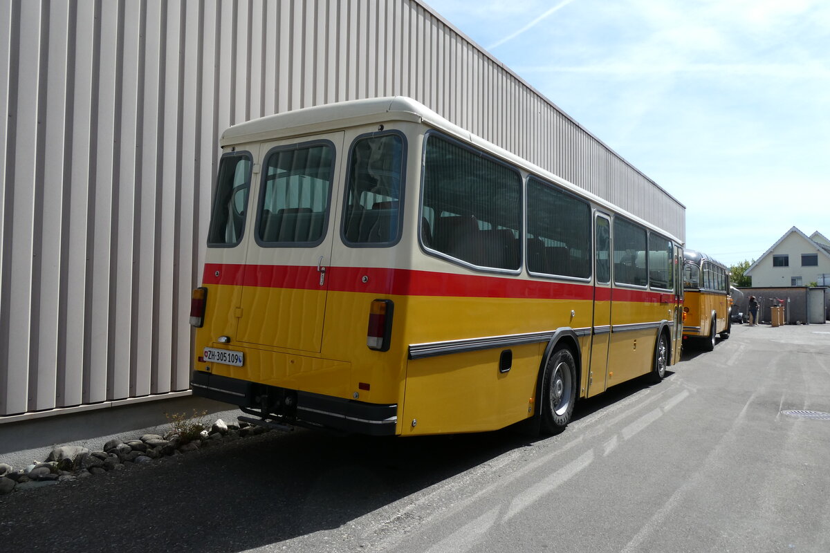 (286'597) - Wegm�ller, Attikon - ZH 305'109 - Saurer/T�scher (ex R�egg, R�ti; ex Gurtner, Worb; ex P 24'276) am 2. Mai 2026 in Attikon, Wegm�ller