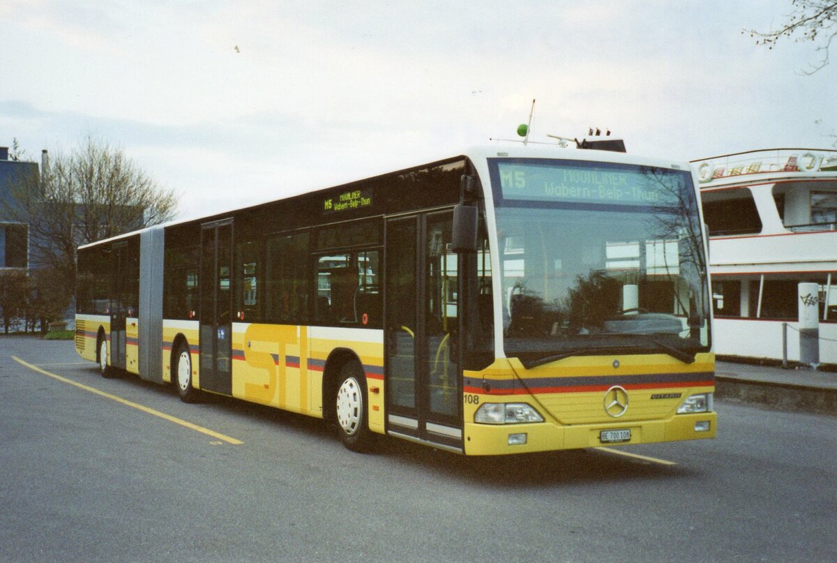 (AI 22) - Aus dem Archiv: STI Thun - Nr. 108/BE 700'108 - Mercedes am 22. April 2006 bei der Schiffl�ndte Thun