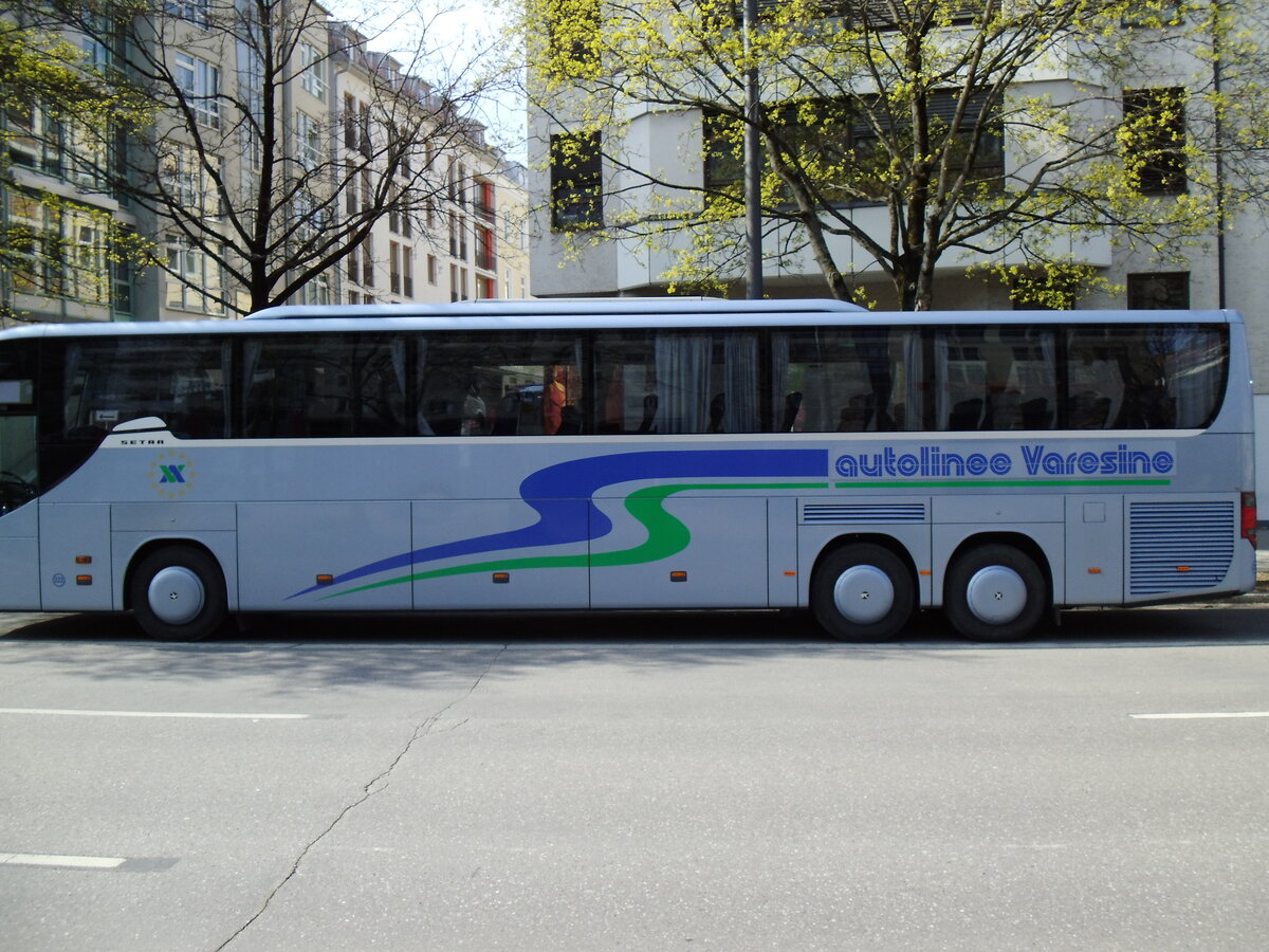 Aus Italien: Autolinee Varesine, Varese - Setra S 417 GT-HD am 26. M�rz 2014 in M�nchen (Aufnahme: Martin Beyer)