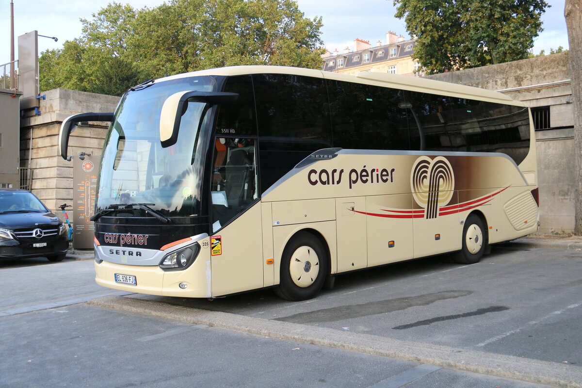 Cars P�rier, Lillebonne - Nr. 325/EL 636 FJ - Setra S 511 HD am 21. Juli 2023 in Paris (Aufnahme: Martin Beyer)