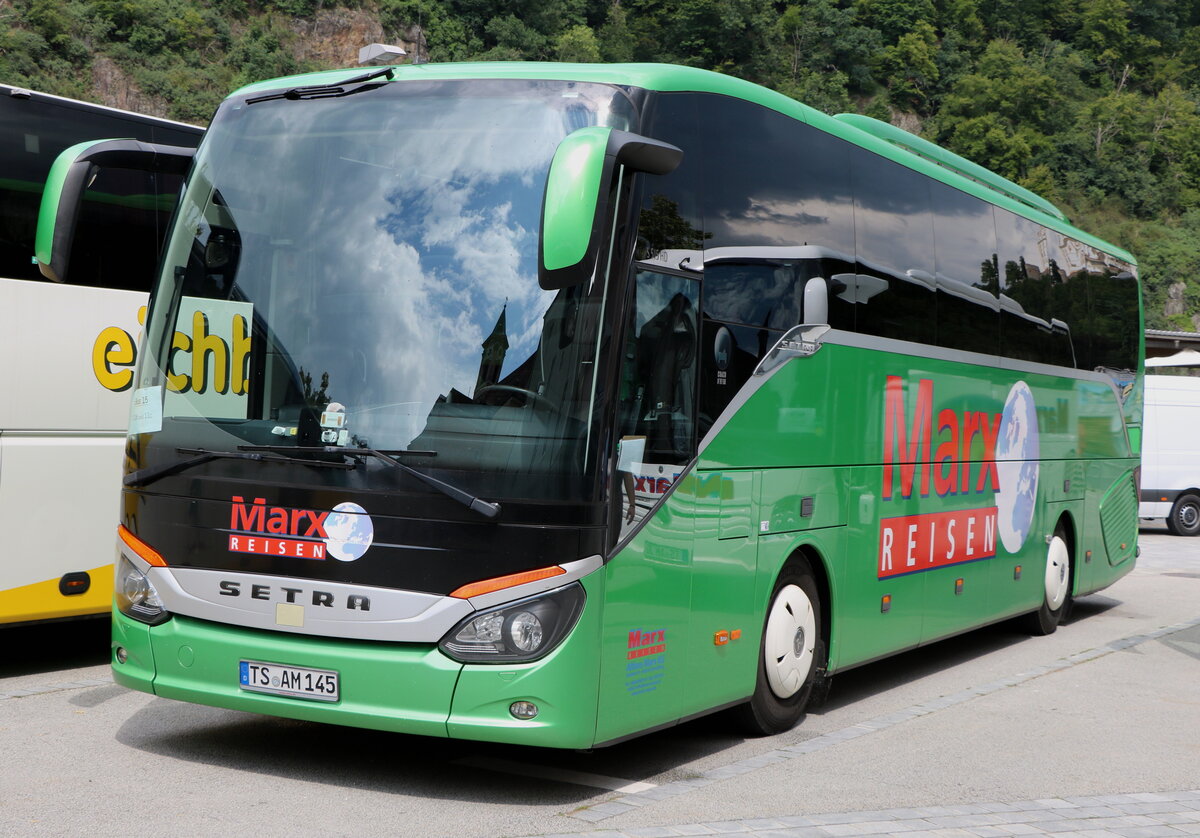 Marx, Fridolfing - TS-AM 145 - Setra am 30. Juli 2025 in Passau, Schiffl�nde (Ausnahme: Martin Beyer)