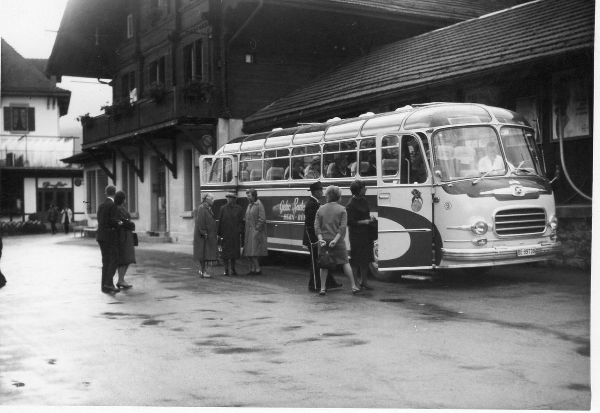 (MD022) - Aus dem Archiv: Badertscher, Bern - Nr. 9/BE 99'738 - Setra am 12. September 1965 in Ch�teau-d'Oex