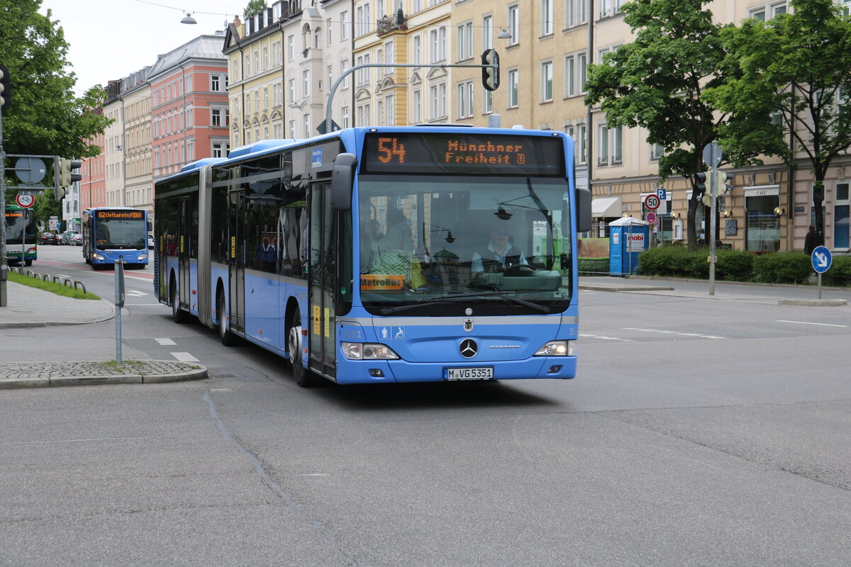 MVG M�nchen - Nr. 5351/M-VG 5351 - Mercedes am 26. Mai 2021 in M�nchen (Aufnahme: Martin Beyer)