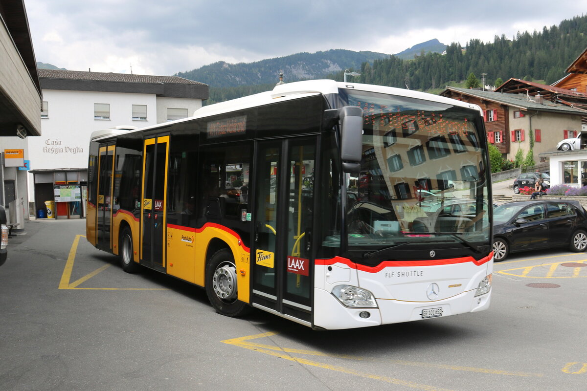 PostAuto Graub�nden - Nr. 4/GR 101'652/PID 11'760 - Mercedes (ex Stuppan, Flims) am 8. Juli 2023 in Flims (Aufnahme: Martin Beyer)