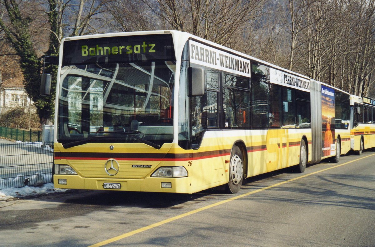(R 4103) - Aus dem Archiv: STI Thun - Nr. 76/BE 272'476 - Mercedes am 4. M�rz 2005 bei der Schiffl�ndte Thun