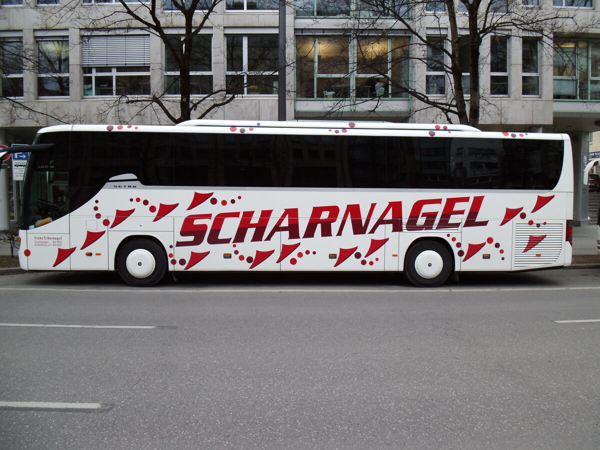 Scharnagel, Feuchtwangen - Setra S415 GT-HD am 13. Februar 2014 in M�nchen (Aufnahme: Martin Beyer)