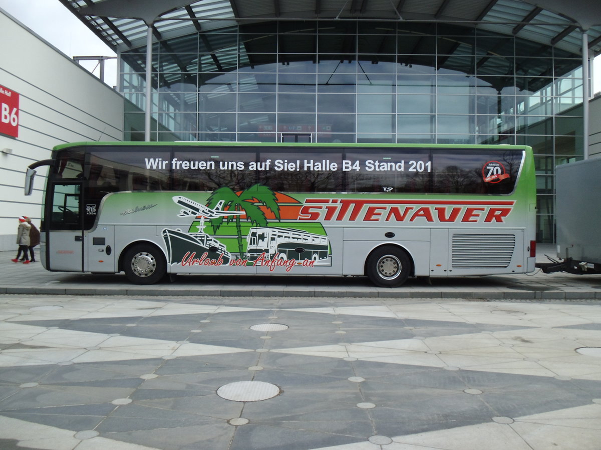 Sittenauer, Dietramszell - Van Hool T915 Acron am 11. Februar 2016 in M�nchen (Aufnahme: Martin Beyer)