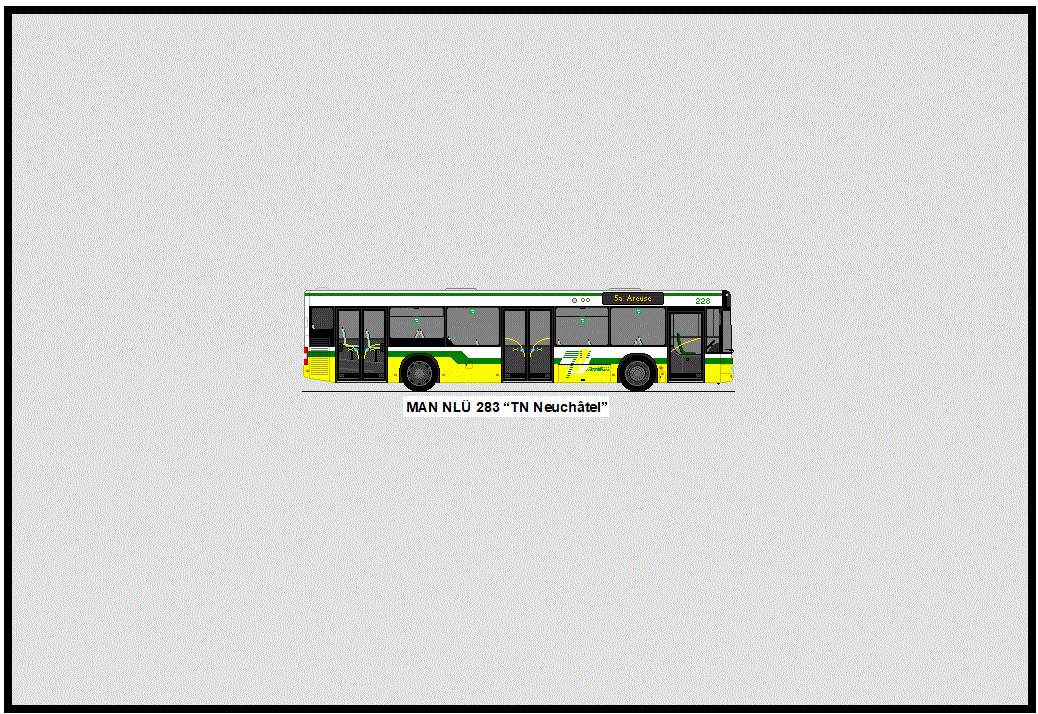 TN Neuch�tel - Nr. 228/NE 111'228 - MAN NL� 283