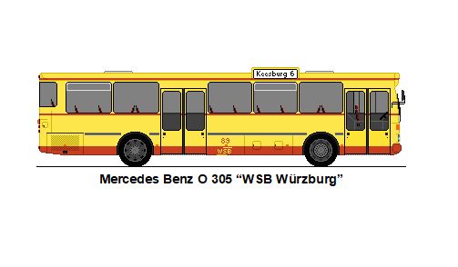 WSB W�rzburg - Nr. 89 - Mercedes Benz O 305