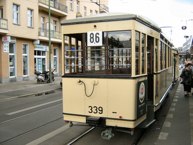 Beiwagen 339, Sonderfahrt 2007 in Berlin-K�penick