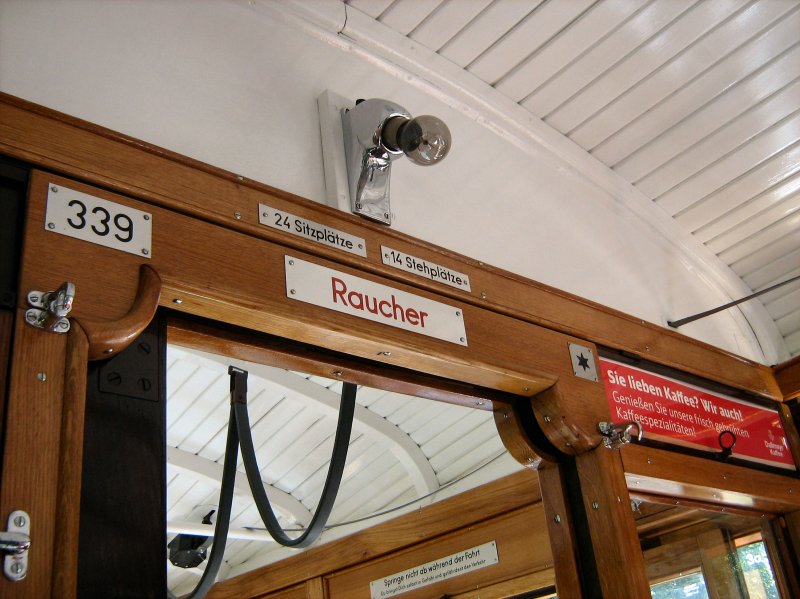 Detail Beiwagen 339, Themenfahrt 17.5.2009