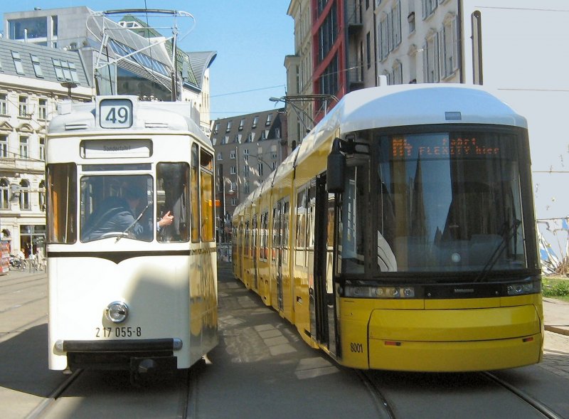 Flexity und REKO im Vergleich, 19.4.2009