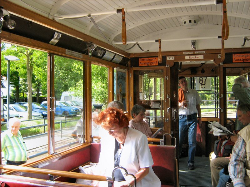 Im Beiwagen 339 an der Endstelle Altes Wasserwerk Friedrichshagen, 17.9.2009