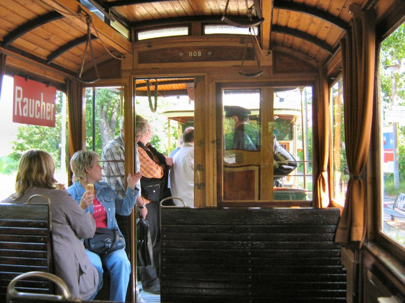 Im beiwagen 808 unterwegs von Friedrichshagen nach Rahnsdorf am 10.5. 2009