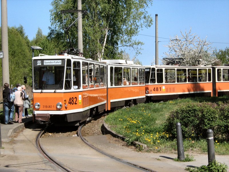 In Rosenthal Nord, Endstelle der heutigen M1, 19.4.2009
